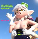 2girls breasts callie_(splatoon) inkling marie_(splatoon) nintendo nipples splatoon splatoon_(series)