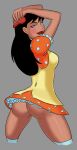 1girl big_breasts black_hair breasts female_focus lois_lane long_hair patreon patreon_paid patreon_reward solo_female something_unlimited sunsetriders7