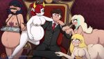  1boy 4girls ass black_hair blonde_hair blue_eyes breasts brown_eyes brown_hair harem hekapoo jackie_lynn_thomas janna_ordonia marco_diaz nipples nude nude_female nude_male orange_eyes pregnant red_hair star_butterfly star_vs_the_forces_of_evil 