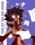  blood blood_on_body blood_on_face completely_nude completely_nude_female guro kamilo52537497 luz_noceda messy_hair the_owl_house this_isn&#039;t_the_owl_house_(comic) 