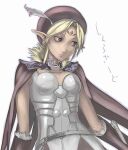  1girl bandai_namco blonde_hair elf face namco_bandai pointy_ears project_soul scheherazade soul_calibur soulcalibur soulcalibur_iv tea_(nakenashi) 