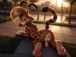  ai_generated bonkers bonkers_(series) bonkers_d._bobcat cartoon cat cat_tail disney disney_channel furry furry_male looking_at_viewer penis tail wild_cat 