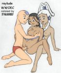 1boy 2_girls 2girls aang avatar:_the_last_airbender katara princess_yue raylude threesome vaginal wwoec