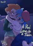  a_real_love_on_a_train_(fnf_comic) aqua_hair big_ass blue_pants boyfriend_(friday_night_funkin) comic cover_page english_text femboy femboyfriend_(fnf) femboyfriend_(friday_night_funkin) flushed friday_night_funkin friday_night_funkin_comic green_shirt male male_only orange_hair orange_pants pico&#039;s_school pico_(newgrounds) red_hat taking_off_clothes white_shirt yaoi 