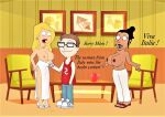 american_dad crossover erect_nipples family_guy francine_smith glasses huge_breasts italian_teacher_(family_guy) steve_smith thighs