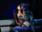 asari commander_shepard femshep liara_t'soni mass_effect yuri