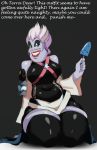  age_progression aqua_(kingdom_hearts) kingdom_hearts mature plump the_little_mermaid transformation ursula 