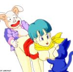  bulma_briefs dragon_ball dragon_ball_z jzmcrazy oolong puar 