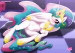 1girl 1girl bbmbbf equestria_untamed friendship_is_magic furry hasbro my_little_pony palcomix princess_celestia princess_celestia_(mlp)