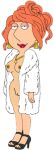 family_guy fur_coat high_heels lois_griffin nude pussy shaved_pussy