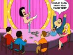 american_dad francine_smith hayley_smith klaus_heissler moneyshot_(sex) stan_smith