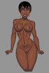 1girl 1girl african african_female big_breasts black_female black_hair breasts comic_book_character dark-skinned_female dark_skin female_focus high_res lipstick mari_jiwe_mccabe mature mature_female patreon patreon_paid patreon_reward short_hair solo_female something_unlimited sunsetriders7 superheroine tagme vixen_(dc)