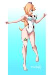 1girl alluring alternate_costume blue_eyes breasts crossover female_only looking_at_viewer mario_kart_7 mario_kart_8 mario_kart_wii mythra_(cosplay) mythra_(radiant_beach)_(xenoblade) nintendo princess_rosalina rosalina sonicheroxd super_mario_bros. super_smash_bros. super_smash_bros._ultimate super_smash_bros_wii_u xenoblade_(series) xenoblade_chronicles_2