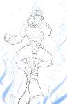  1boy balls breathplay bubbles byondrage erection fins male nude ocean penis sega sketch solo sonic_(series) sonic_the_hedgehog_(series) swimming tagme underwater vector_the_crocodile 