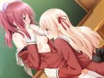 2girls breasts female futanari game_cg matsubara_yuuna multiple_girls nipples oda_nanami peko sono_hanabira_ni_kuchizuke_wo yuri