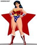 360_view ass black_hair blue_eyes boots cleavage comic_book_character crisisbeat dc_comics diana_prince high_res huge_breasts patreon patreon_paid patreon_reward rotation superheroine tiara video webm wonder_woman wonder_woman_(series)