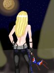  casey_lynch crimsonskull18 facing_away guitar_hero guitar_hero_iii:_legends_of_rock harmonix long_hair topless_female 