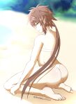  1girl alluring bare_legs beach bikini brown_hair gold_eyes lora_(xenoblade) nintendo short_hair xendrawsseggs xendrawsthings xenoblade_(series) xenoblade_chronicles_2 xenoblade_chronicles_2:_torna_-_the_golden_country 