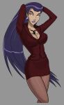  big_breasts breasts female_focus high_res lipstick long_hair mature mature_female patreon patreon_paid patreon_reward purple_hair something_unlimited sunsetriders7 supervillain tagme tala 