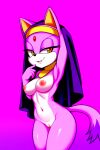  ai_generated blaze_the_cat breasts cat_ears cat_tail cleft_of_venus completely_nude furry furry_female horny naughty_face navel nipples nude nun pussy seductive_look sega simple_background sonic sonic_the_hedgehog_(series) yellow_eyes 