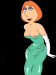 breasts dress erect_nipples family_guy gloves lois_griffin nipple_slip