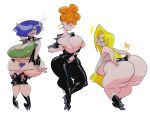 3girls ass big_ass big_breasts blonde_hair blue_hair boots breasts cartoon_network clothing dat_ass dumptruck_ass ear_piercing earrings ed,_edd,_'n'_eddy fat_ass female female_only freckles hair_over_eyes hair_over_one_eye huge_ass huge_breasts kanker_sisters large_ass lee_kanker looking_at_viewer marie_kanker may_kanker nipples orange_hair panties piercing pubic_hair ripped_clothing sisters slb thick_ass thick_thighs thunder_thighs wardrobe_malfunction wide_hips