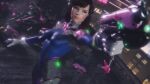 1boy 1girl big_breasts big_penis bouncing_ass bouncing_breasts brown_eyes brown_hair bubble_butt d.va d.va_(overwatch) leg_lift legs_up lvl3toaster mizzpeachy moaning overwatch standing standing_sex thick_thighs vaginal_penetration volkor