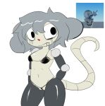 bear_(game) bear_alpha big_thighs bikini colored colored_sketch fan_design feminine_body gijinka grey_hair grossthing_(artist) humanization humanized messy_linework mouse_ears mouse_humanoid mouse_tail nonbinary_(lore) pussy rat rat_humanoid rat_tail roblox roblox_game robotic_arm robotic_arms robotic_leg robotic_legs robotic_limb robotic_limbs sketch skimpy_bikini skimpy_clothes small_breasts thick_thighs thighs trashob_(bear)