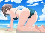  1girl beach fanart meica05 sand tagme 