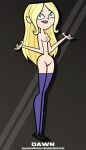 1girl accurate_art_style blonde_hair breasts dawn_(tdi) functionally_nude high_resolution human human_only nipples nude oryononilocram pussy total_drama:_revenge_of_the_island total_drama_island uncensored very_high_resolution