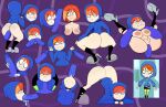  2024 2d 2d_(artwork) 2d_artwork big_breasts blue_jacket fellatio foster&#039;s_home_for_imaginary_friends full_nelson goth_girl_(fhfif) light-skinned_female orange_hair penetration squatting vaz0v 