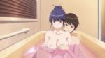 animated bath bathtub breast_grab couple gif grabbing_from_behind groping hentai kei_higashide loop nee_summer! nude water wet yuuta_yamauchi