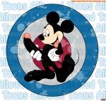  1boy anthro black_skin circumcised color disney erection full_length fur furry furry_only glans gloves gninrom holding_penis huge_balls huge_cock huge_penis huge_testicles looking_at_viewer male male_only mickey_mouse mouse penis pose posing rodent text tongue tongue_out white_background 