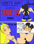  1girl 2009 alice alice_in_wonderland balls breasts closed_eyes comic crossover cumwild disney english_text male mickey_mouse nipples penis pussy sex teeth text 