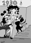 1girl anthro betty_boop betty_boop_(series) disney gay_rat human male mickey_mouse minnie_mouse mouse rodent