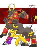 centaur cum digimon digimon_tamers fuck furry glenn_(artist) renamon vajiramon