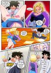 android_18 big_breasts blonde_hair dragon_ball dragon_ball_super dragon_ball_z huge_ass huge_breasts pinkpawg yamcha