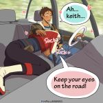 comic driving_car fellatio keith_kogane lance_mcclain male_only oral sucking_penis voltron_legendary_defender yaoi