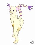  anus breasts devilishimmorality digimon female gatomon pussy sideboob solo 