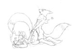  1_female 1_male 1boy 1girl 2_anthros 3_fingers ambiguous_penetration anthro anthro/anthro anthro_canine anthro_fox anthro_only ass_up blush canine detached_sleeves digimon duo female female_anthro female_anthro_fox female_renamon fox from_behind fur furry kneel lying male male/female male_anthro male_anthro_fox male_renamon monochrome mostly_nude open_mouth raised_tail renamon tail toei_animation top-down_bottom-up vixen white_fur yin_yang 