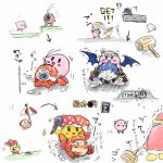  king_dedede kirby kirby_(series) meta_knight waddle_dee waddle_doo 