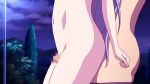 animated blue_hair censored dark_blue frottage hentai kuonji_otoha long_hair loop male/female night outside penis poro sex thigh_sex