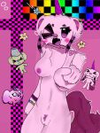  1boy 1girl 2000s anthro bear bear_(game) bear_alpha blush breasts buckethead_(bear) emo female furry furry_female furry_male furry_only naked one_horn pubic_hair purple_eyes pussy pussy_hair roblox roblox_game scemo scene scenecore tagme unicorn unicorn_(bear) unicorn_bear ursid 