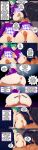  3d assjob big_breasts bottomless bra comic cum cumshot futanari green_hair huge_ass luz_noceda milf nude_female odalia_blight semi_nude sequential short_hair story text text_bubble the_owl_house tied_hair undressing 