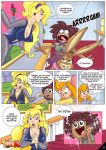 3_girls amphibia anne_boonchuy cadbury_bunny chip_'n_dale_rescue_rangers club_toonx_fantasy comic crossover disney don_bluth dragon's_lair furry gadget_hackwrench macergo princess_daphne screaming