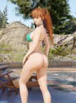  1girl alluring ass auburn_hair bare_legs begs3 big_breasts bikini bikini_top_only brown_hair dead_or_alive dead_or_alive_2 dead_or_alive_3 dead_or_alive_4 dead_or_alive_5 dead_or_alive_6 dead_or_alive_xtreme dead_or_alive_xtreme_2 dead_or_alive_xtreme_3 dead_or_alive_xtreme_3_fortune dead_or_alive_xtreme_beach_volleyball dead_or_alive_xtreme_venus_vacation kasumi kasumi_(doa) kunoichi looking_at_viewer naked_from_the_waist_down pin_up silf swimming_pool 