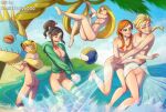  5girls aged_up anna_(frozen) astrid_hofferson ball beach bottomless clothing crossover disney disney_princess dreamworks elsa_(frozen) frozen_(movie) how_to_train_your_dragon medium_breasts nipples nude nude_beach nude_female pubic_tattoo pussy rapunzel sand shaved_pussy smartphone stealthwolfy6000 stormfly tangled topless uncensored vanellope_von_schweetz wreck-it_ralph 