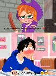 barbara_gordon batgirl cartoon_network comic dc_comics dc_super_hero_girls dialogue dick_grayson djpaint96 edit imminent_sex screenshot text warner_brothers