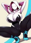  ai_generated big_breasts bodysuit hood hoodie marvel marvel_comics mask masked masked_female older older_female spider-gwen spider-man:_into_the_spider-verse spider-verse young_adult young_adult_female young_adult_woman 