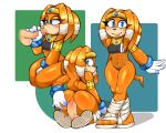  1boy 1girl anal anthro echidna fellatio female female_focus furry human human_on_anthro interspecies male male/female male_human/female_anthro male_on_anthro mayghely partial_male sega sex sonic_adventure sonic_the_hedgehog_(series) straight swimsuit tikal_the_echidna 